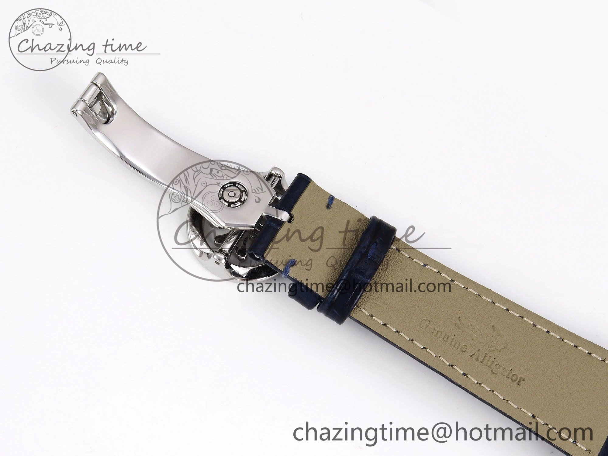 Patek Philippe Tourbillon SS RMSF Edition Dark Blue Dial on Black Leather Strap Thermal 8731