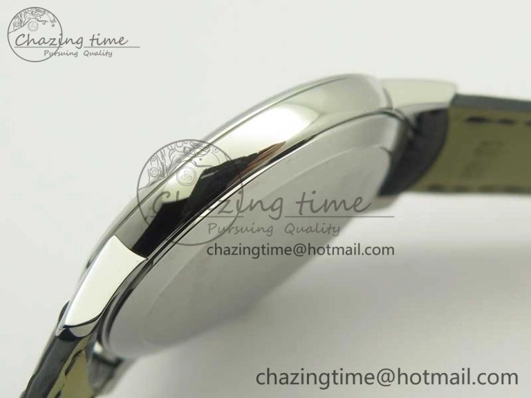UrbanStyle Patrimony 81180 SS MKF 1:1 Best Edition Gray Dial on Black Leather MIYOTA 9953