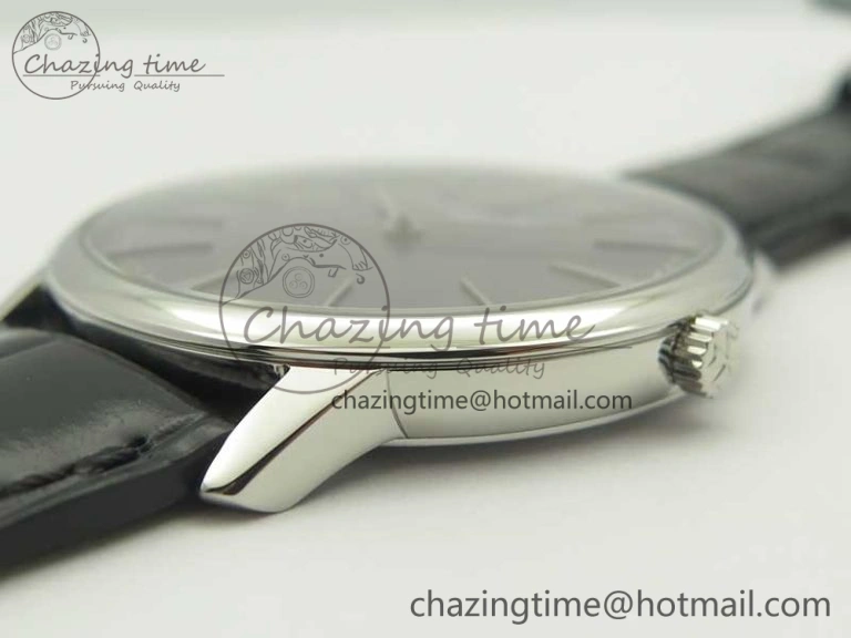 UrbanStyle Patrimony 81180 SS MKF 1:1 Best Edition Gray Dial on Black Leather MIYOTA 9953