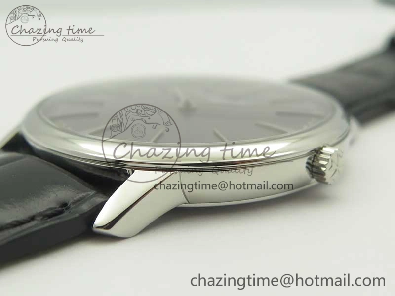 UrbanStyle Patrimony 81180 SS MKF 1:1 Best Edition Gray Dial on Black Leather MIYOTA 9953