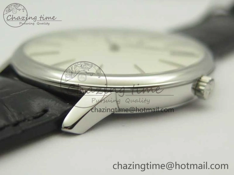 Patrimony 81180 SS MKF 1:1 Best Edition White Dial on Black Leather MIYOTA StreetReady 9951