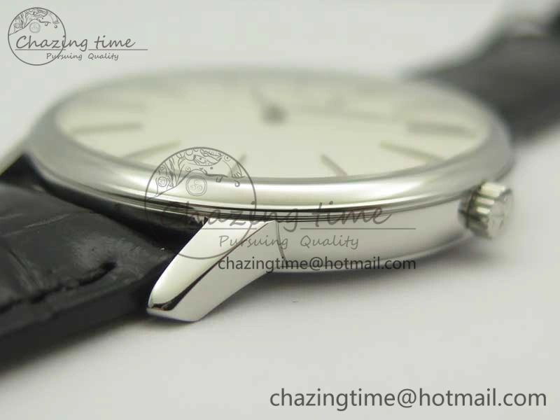 Patrimony 81180 SS MKF 1:1 Best Edition White Dial on Black Leather MIYOTA StreetReady 9951