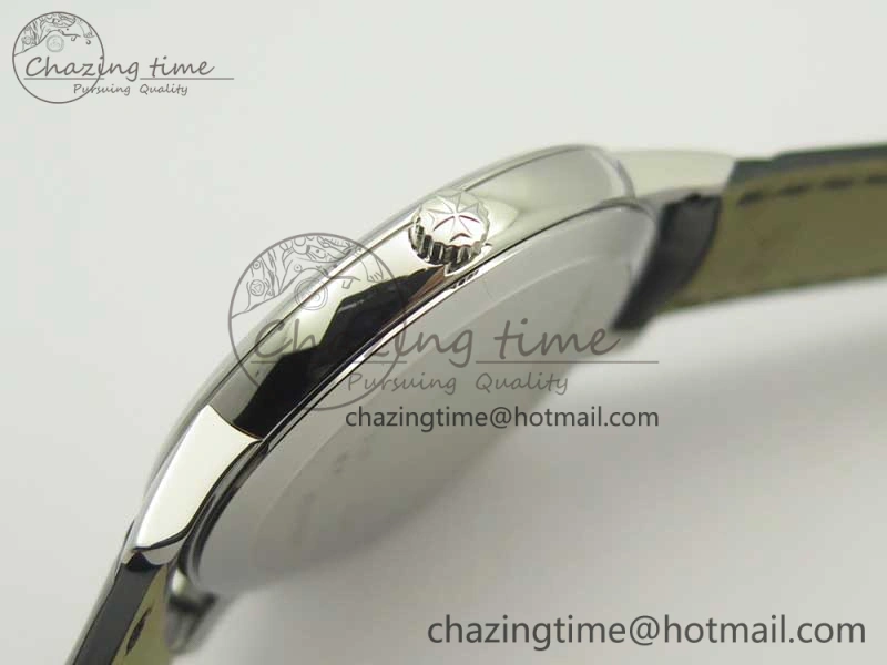 Patrimony 81180 SS MKF 1:1 Best Edition White Dial on Black Leather MIYOTA StreetReady 9951