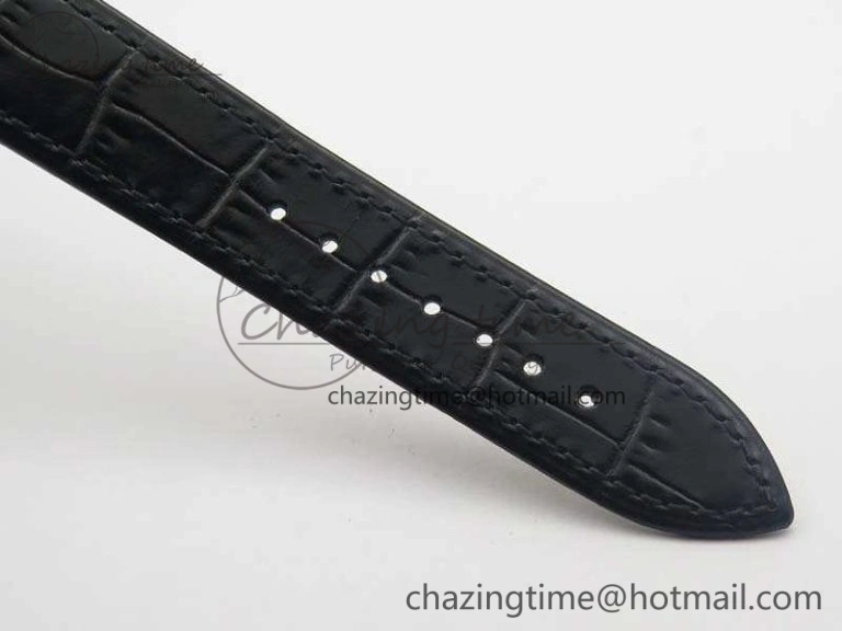 SmartChoice Patrimony 85150 SS MKF 1:1 Best Edition Silver White Dial On Black Leather Cal.2450SC 9967