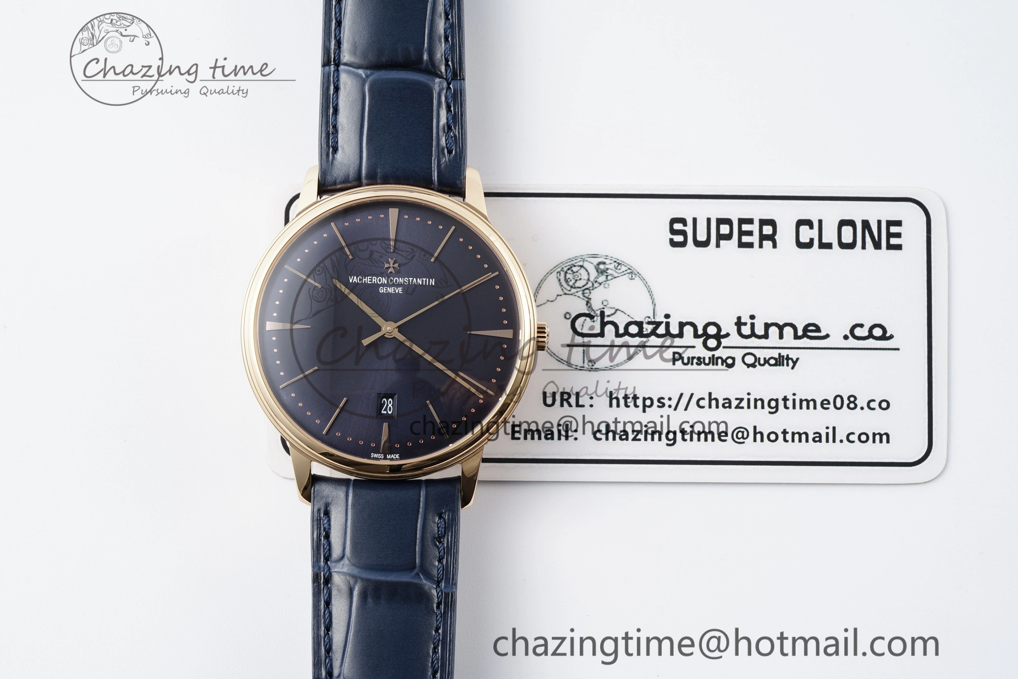 Patrimony Date RG PPF 1:1 Best Edition Black Dial on Black Leather Strap MIYOTA Lightweight 9880