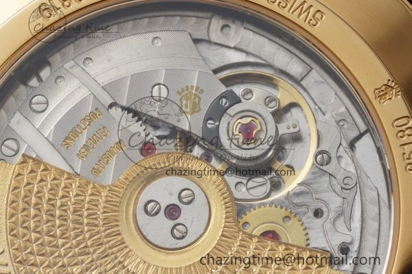 Lightweight Patrimony Date RG PPF 1:1 Best Edition Blue Dial on Blue Leather Strap MIYOTA 9894