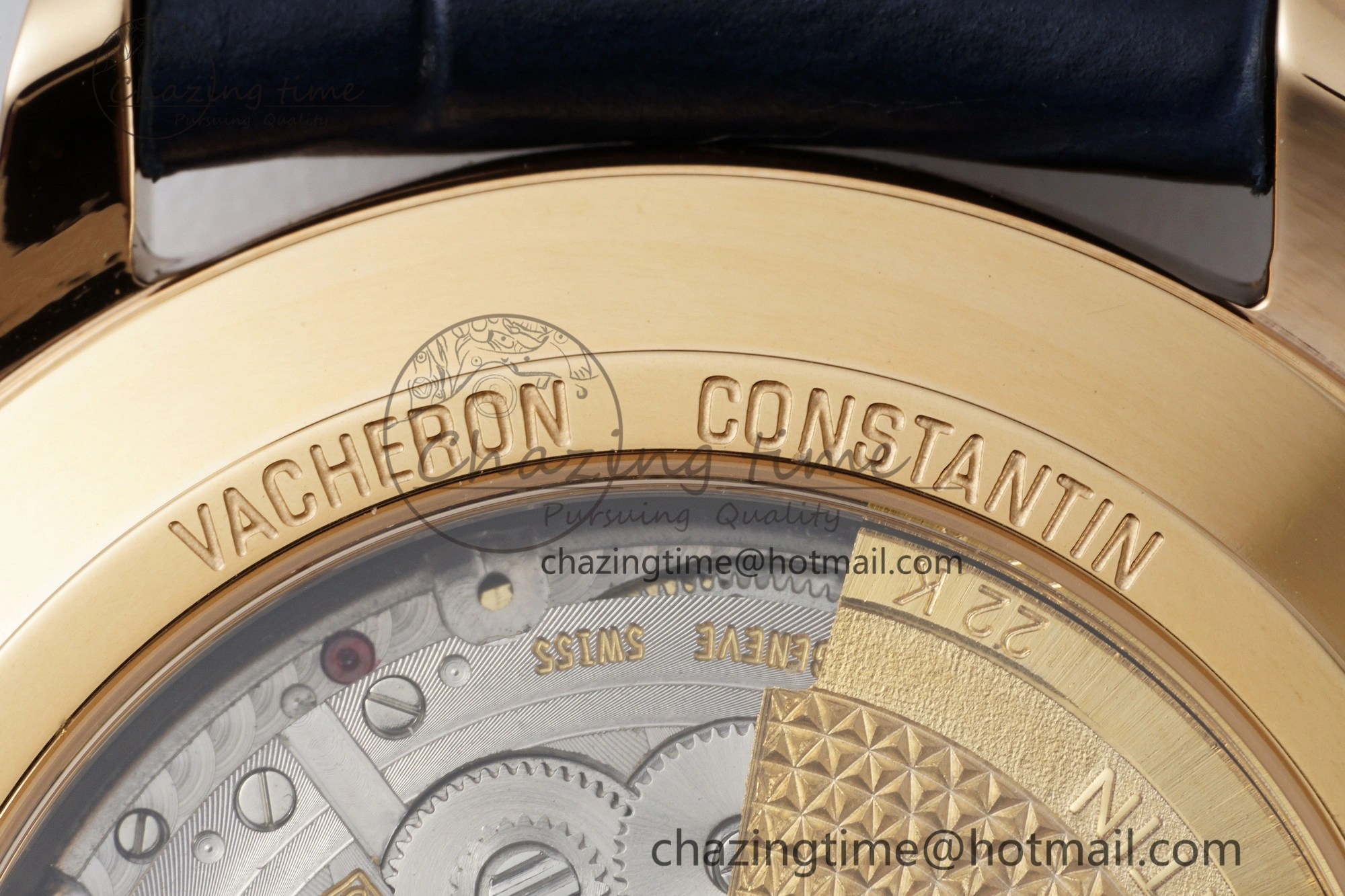 Lightweight Patrimony Date RG PPF 1:1 Best Edition Blue Dial on Blue Leather Strap MIYOTA 9894