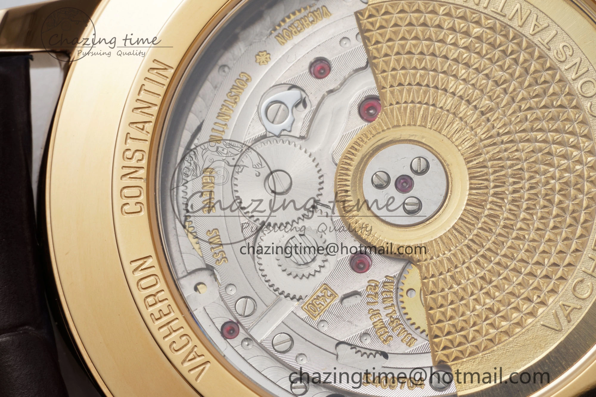 Patrimony Date RG PPF 1:1 Best Edition White Dial on Brown Leather Strap MIYOTA WeatherProof 9893