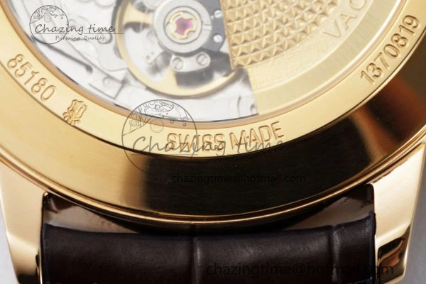 Patrimony Date RG PPF 1:1 Best Edition White Dial on Brown Leather Strap MIYOTA WeatherProof 9893