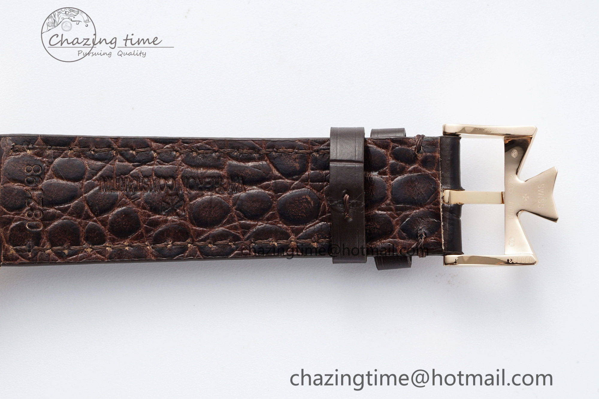 Patrimony Date RG PPF 1:1 Best Edition White Dial on Brown Leather Strap MIYOTA WeatherProof 9893