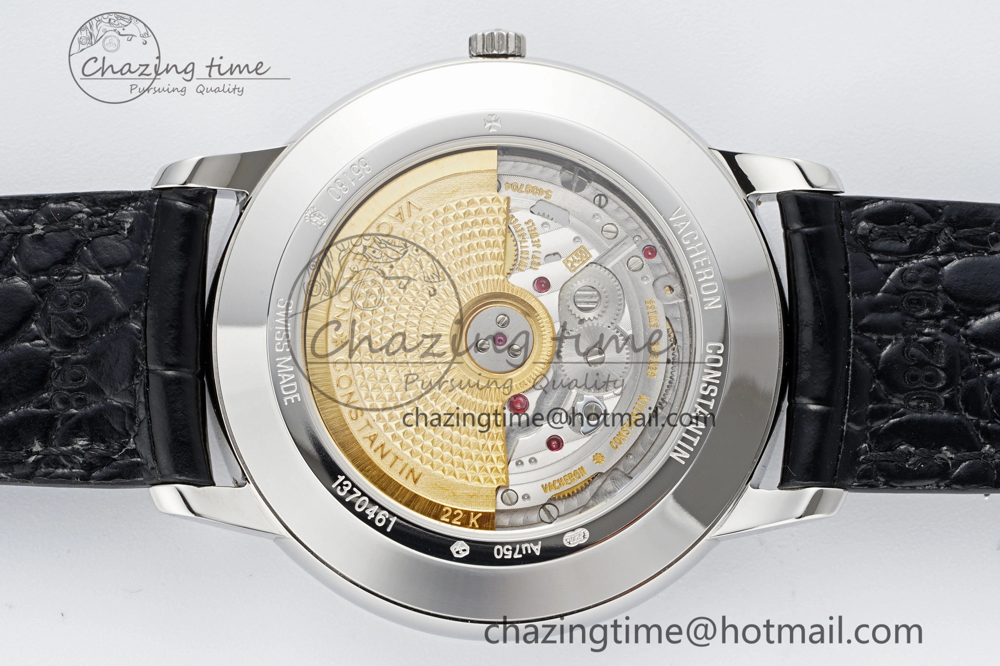 Patrimony Date SS PPF 1:1 Best Edition White Dial on Black Leather Strap MIYOTA Upgraded 9889