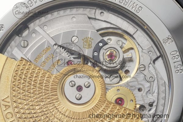 Patrimony Date SS PPF 1:1 Best Edition White Dial on Black Leather Strap MIYOTA Upgraded 9889