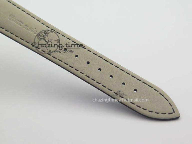 HighQuality Patrimony RG Best Edition Black Dial On Black Leather Strap Swiss Ref. 9996