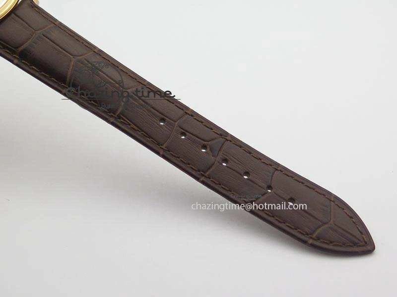 Bright Patrimony RG Best Edition Gold Dial On Brown Leather Strap Swiss Ref. 9997