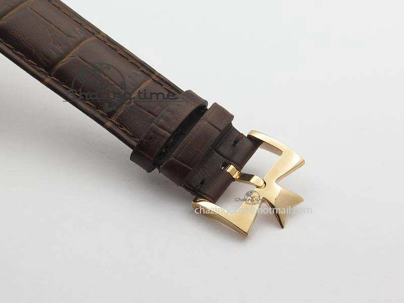 Bright Patrimony RG Best Edition Gold Dial On Brown Leather Strap Swiss Ref. 9997