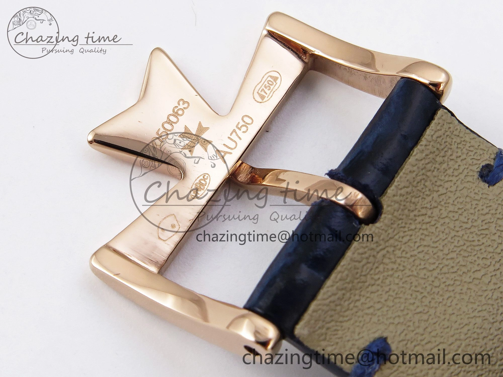 Patrimony RG KZF Best Edition Blue Dial on Blue Leather Strap MIYOTA WellDesigned 9860