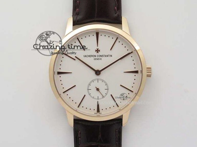 Patrimony RG MK Maker Best Edition White Dial On Brown Leather Strap Sec@ StreetReady 10009