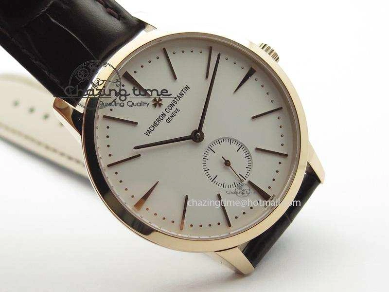 Patrimony RG MK Maker Best Edition White Dial On Brown Leather Strap Sec@ StreetReady 10009