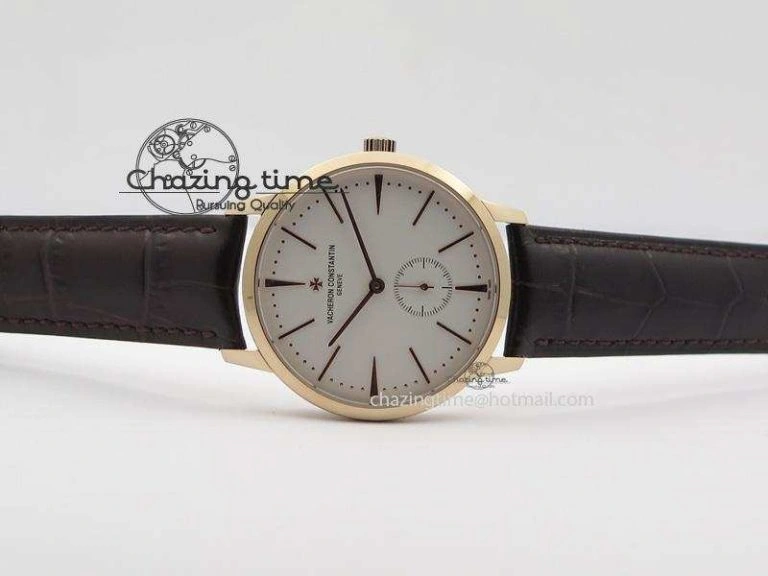Patrimony RG MK Maker Best Edition White Dial On Brown Leather Strap Sec@ StreetReady 10009