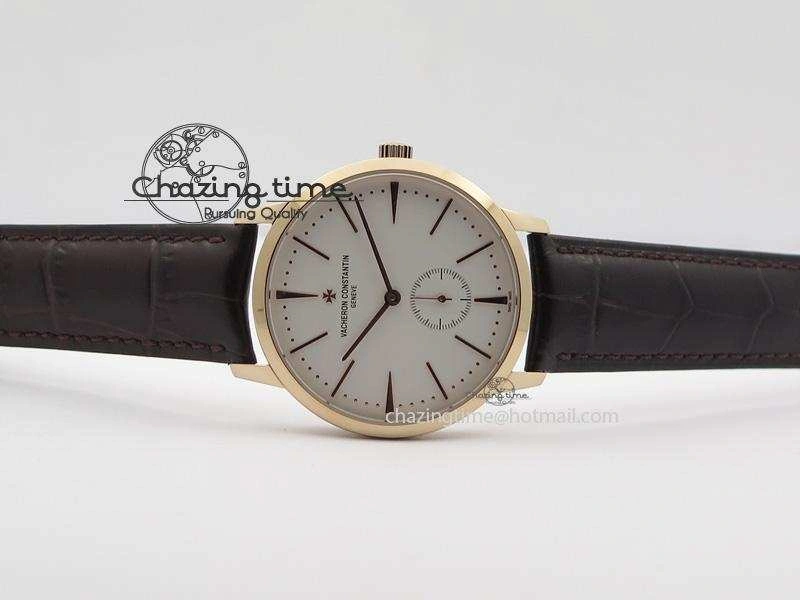 Patrimony RG MK Maker Best Edition White Dial On Brown Leather Strap Sec@ StreetReady 10009