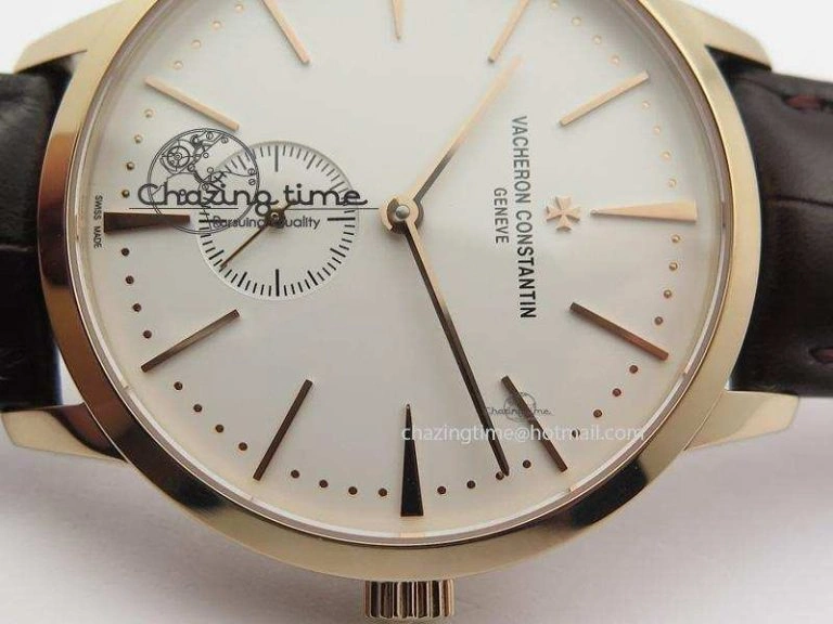 Patrimony RG MK Maker Best Edition White Dial On Brown Leather Strap Sec@ StreetReady 10009