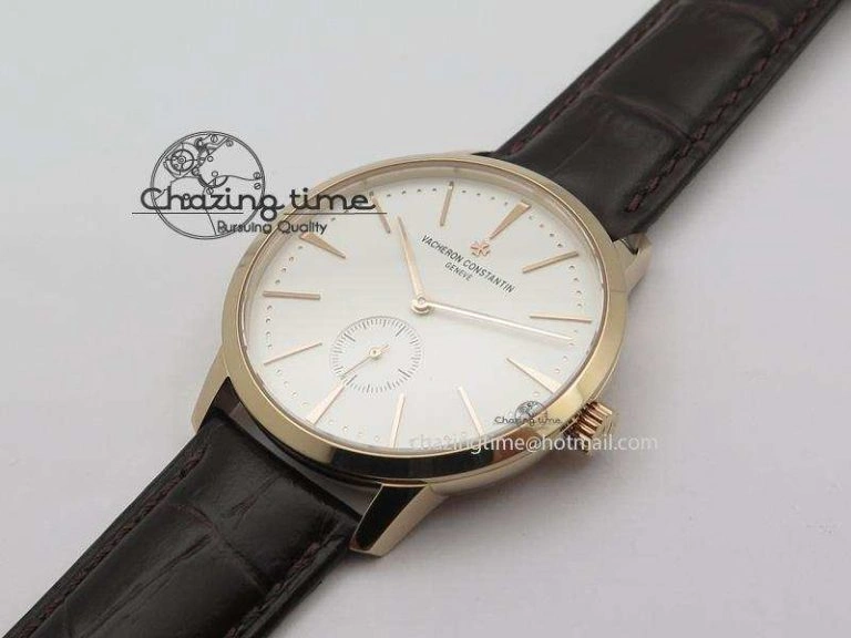 Patrimony RG MK Maker Best Edition White Dial On Brown Leather Strap Sec@ StreetReady 10009