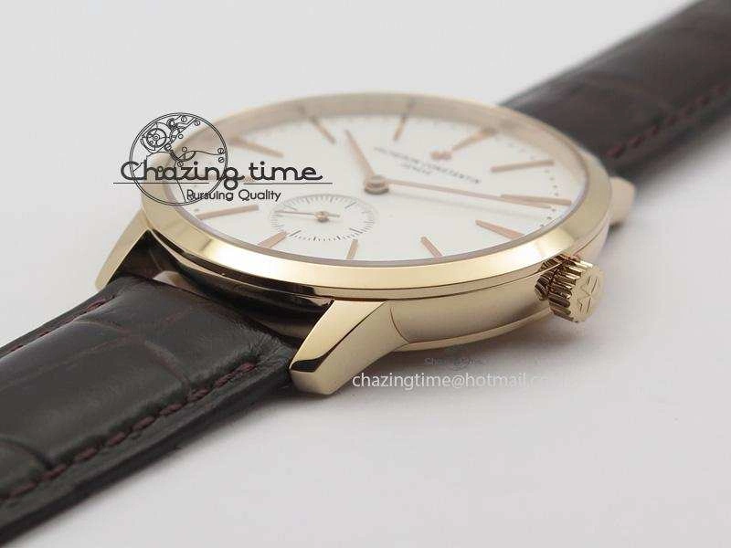 Patrimony RG MK Maker Best Edition White Dial On Brown Leather Strap Sec@ StreetReady 10009