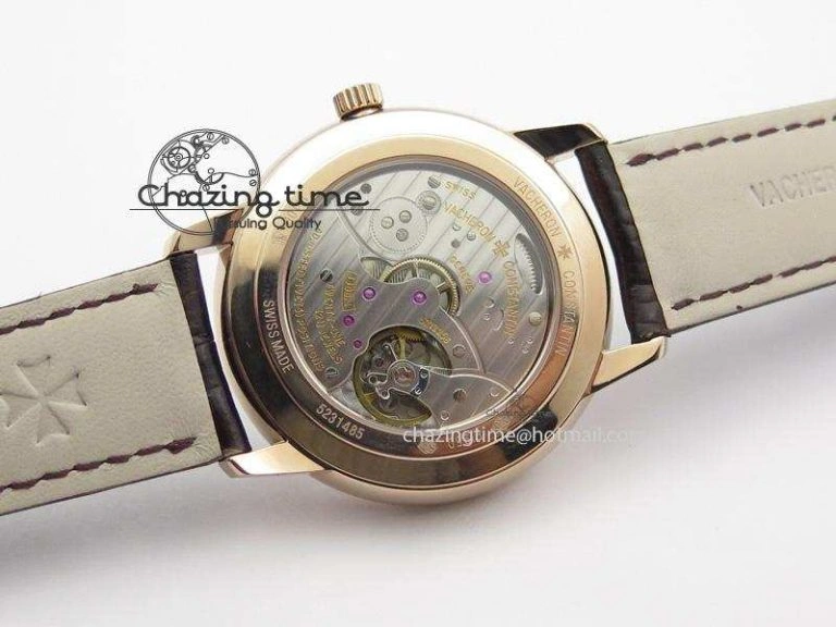 Patrimony RG MK Maker Best Edition White Dial On Brown Leather Strap Sec@ StreetReady 10009