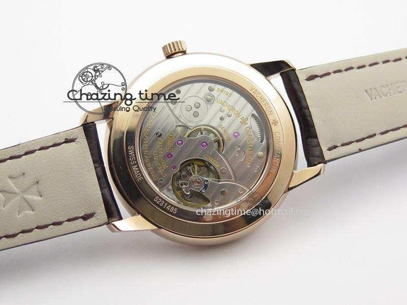 Patrimony RG MK Maker Best Edition White Dial On Brown Leather Strap Sec@ StreetReady 10009