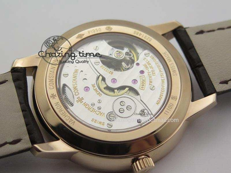 Patrimony RG MK Maker Best Edition White Dial On Brown Leather Strap Sec@ StreetReady 10009