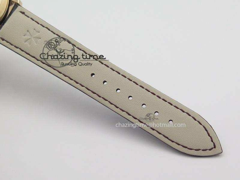 Patrimony RG MK Maker Best Edition White Dial On Brown Leather Strap Sec@ StreetReady 10009