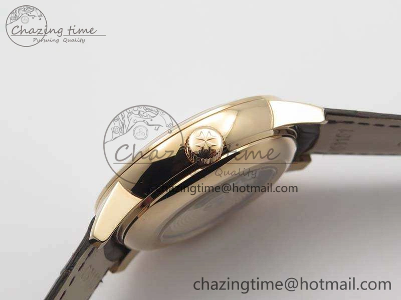 Patrimony Retrograde Date MoonPhase RG GS Best Edition White Dial On Leather Strap A HighQuality 9976