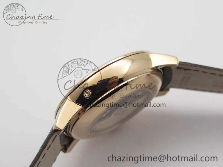 Patrimony Retrograde Date MoonPhase RG GS Best Edition White Dial On Leather Strap A HighQuality 9976