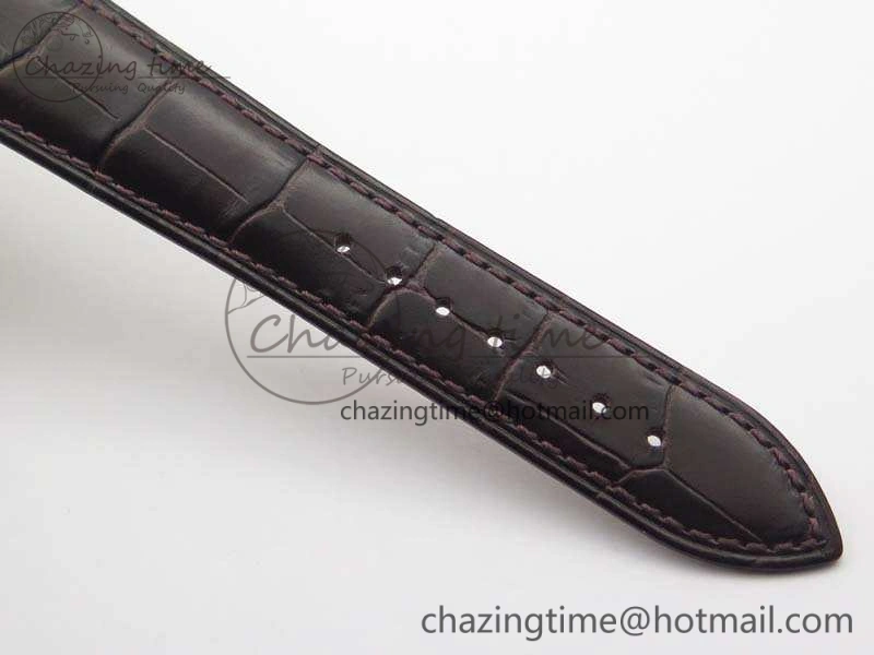 Patrimony Retrograde Date MoonPhase RG GS Best Edition White Dial On Leather Strap A HighQuality 9976