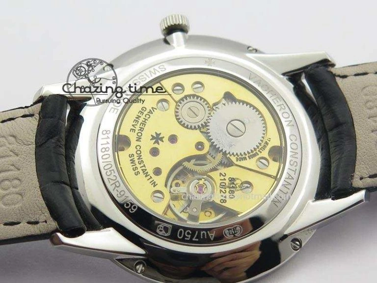Patrimony SS Best Edition Gray Dial On Black Leather Strap Swiss Ref. Youthful 9995