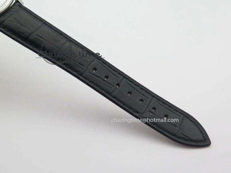 Patrimony SS Best Edition Gray Dial On Black Leather Strap Swiss Ref. Youthful 9995
