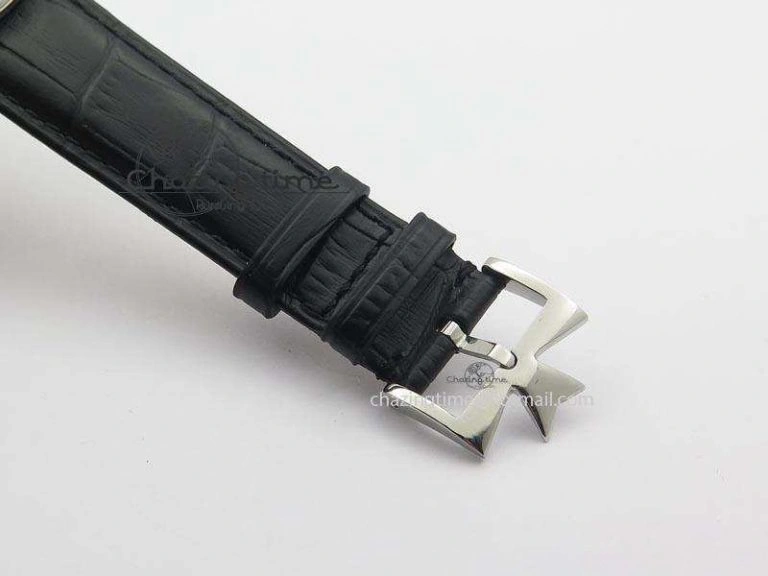 Patrimony SS Best Edition Gray Dial On Black Leather Strap Swiss Ref. Youthful 9995
