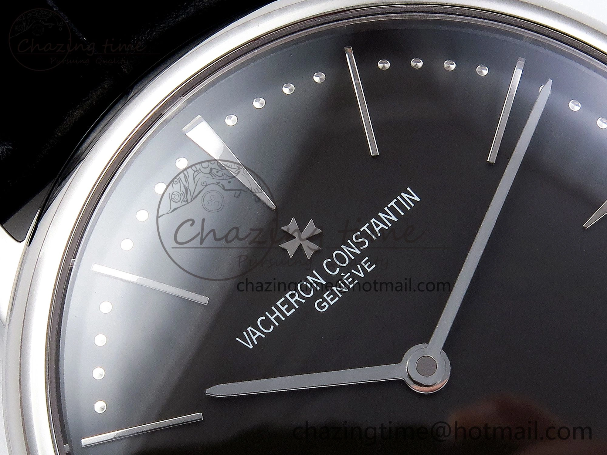Patrimony SS KZF Best Edition Gray Dial on Black Leather Strap MIYOTA DailyWear 9851