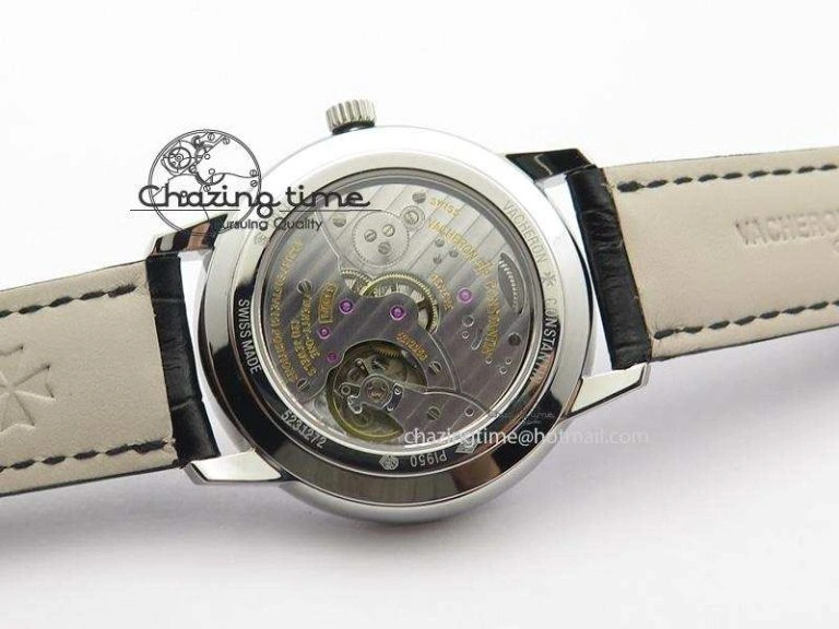 Thermal Patrimony SS MK Maker Best Edition Black Dial On Black Leather Strap Sec@ 10011