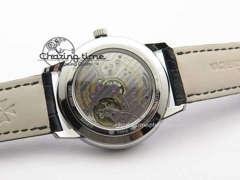 Thermal Patrimony SS MK Maker Best Edition Black Dial On Black Leather Strap Sec@ 10011