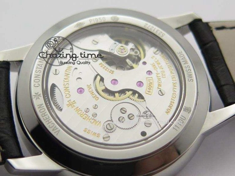 Thermal Patrimony SS MK Maker Best Edition Black Dial On Black Leather Strap Sec@ 10011