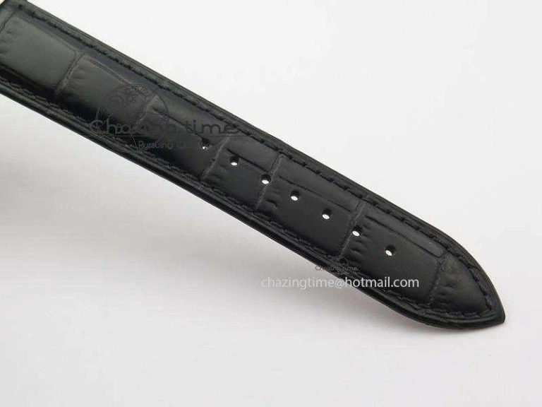 Thermal Patrimony SS MK Maker Best Edition Black Dial On Black Leather Strap Sec@ 10011