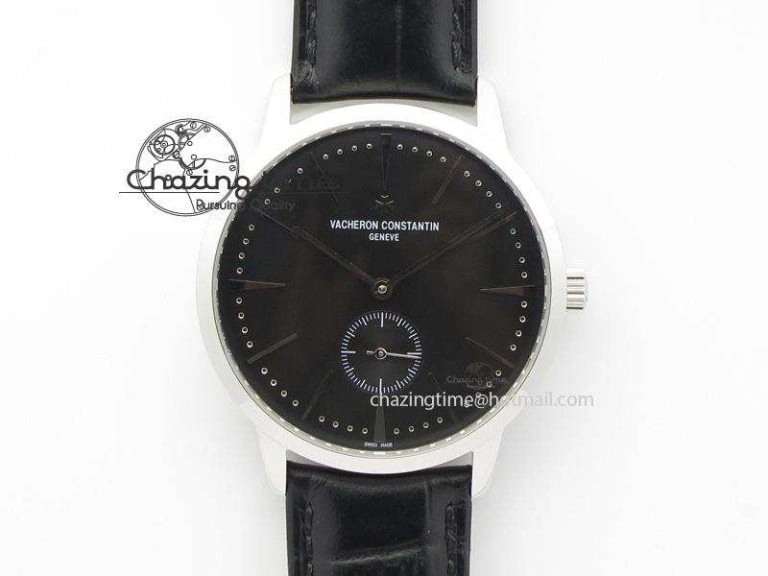 Thermal Patrimony SS MK Maker Best Edition Black Dial On Black Leather Strap Sec@ 10011