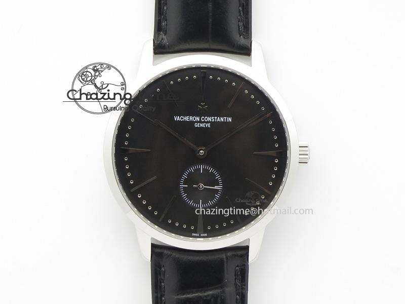 Thermal Patrimony SS MK Maker Best Edition Black Dial On Black Leather Strap Sec@ 10011