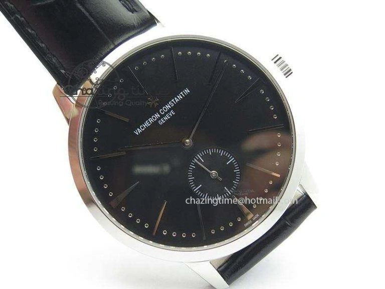 Thermal Patrimony SS MK Maker Best Edition Black Dial On Black Leather Strap Sec@ 10011