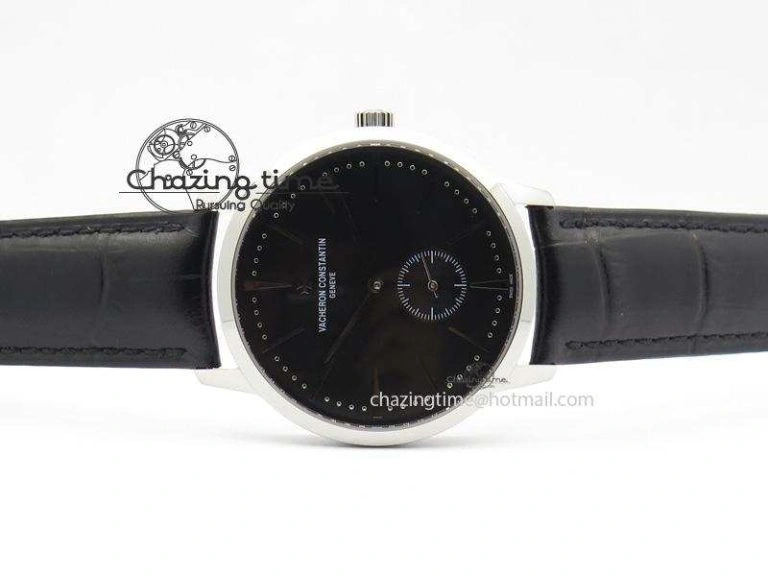 Thermal Patrimony SS MK Maker Best Edition Black Dial On Black Leather Strap Sec@ 10011