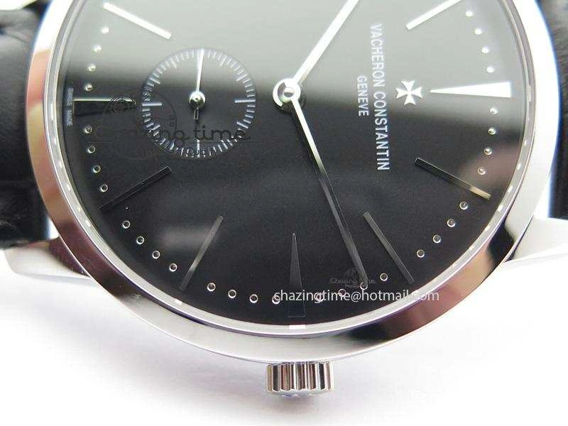 Thermal Patrimony SS MK Maker Best Edition Black Dial On Black Leather Strap Sec@ 10011