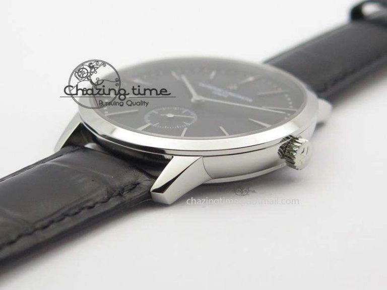 Thermal Patrimony SS MK Maker Best Edition Black Dial On Black Leather Strap Sec@ 10011