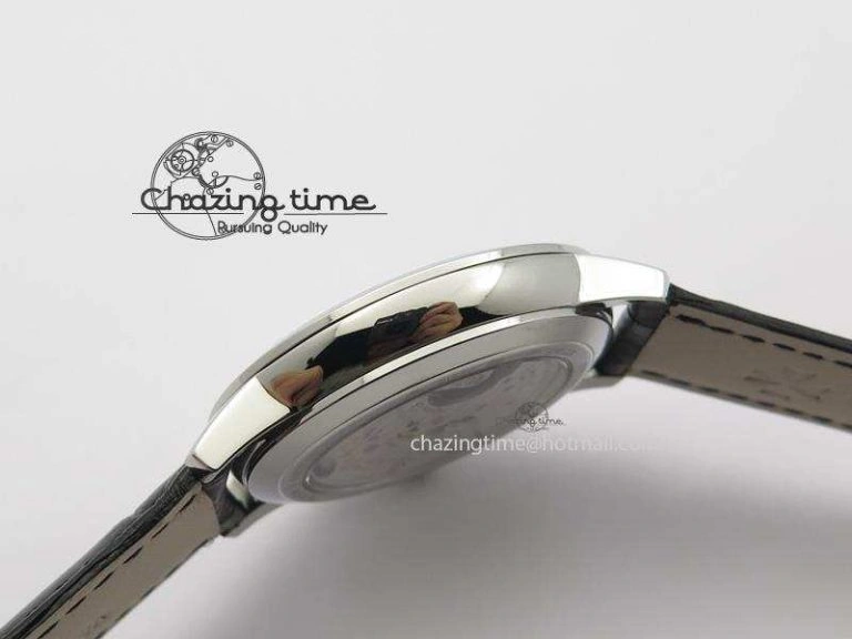 Patrimony SS MK Maker Best Edition White Dial On Black Leather Strap Sec@ GoodFit 10010