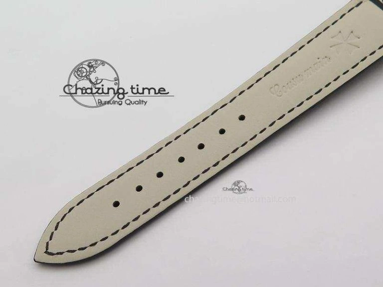 Patrimony SS MK Maker Best Edition White Dial On Black Leather Strap Sec@ GoodFit 10010